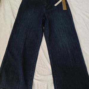 NWT Cropped straight mid rise jeans